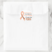 Endometriale kanker voor elke... ik Draag piek Ronde Sticker (Tas)