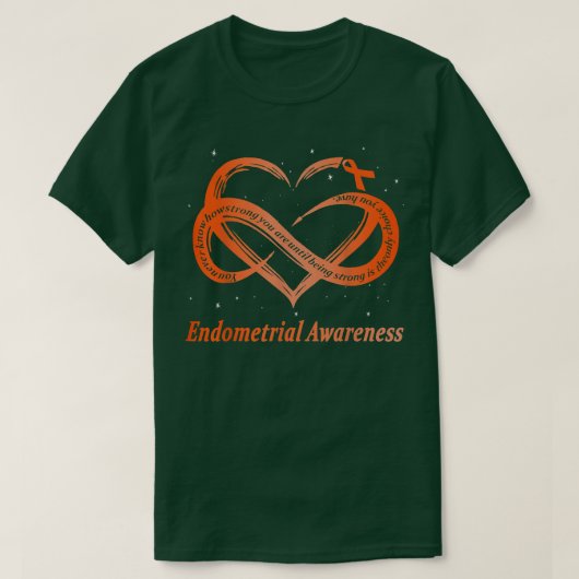 Endometriale kanker warrior t-shirt (Design voorkant)