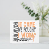 Endometrieke kanker Overleving kwam tot onze gevre Briefkaart (Staand voorkant)