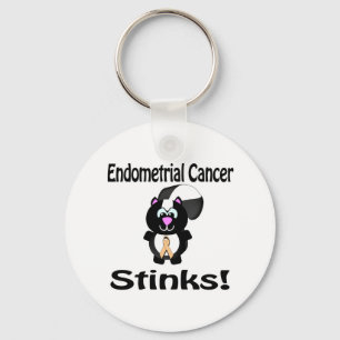 Endometrieke kanker Stinks Skunk Awareness Design Sleutelhanger