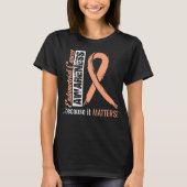 Endometrieke kankervoorlichting T-Shirt Gift Idea (Voorkant)