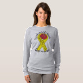 ENDOMETRIOSE BEWUSTMAKING Bella+Canvas Shirt (Voorkant volledig)