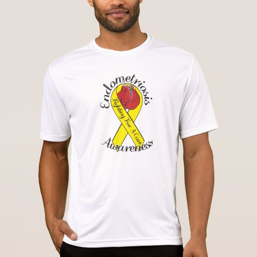 ENDOMETRIOSE BEWUSTMAKING Shirt VAN DE Sport-Tek-c (Voorkant)