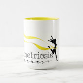 Endometriose Bewustzijn Combinatie Mok (Midden)