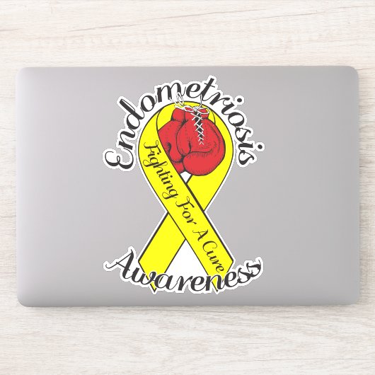 ENDOMETRIOSE BEWUSTZIJN Cut Vinyl Sticker (Computer)