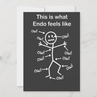 Endometriose bewustzijn  Dit is hoe Endo voelt L Kaart