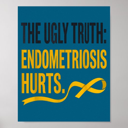 Endometriose bewustzijn - endometriose poster (Voorkant)