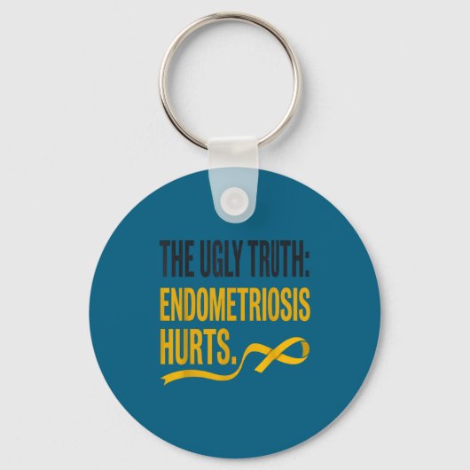 Endometriose bewustzijn - endometriose sleutelhanger (Voorkant)