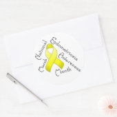 Endometriose Bewustzijn Maand Rond Licht Sticker (Envelop)