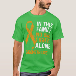 Endometriose bewustzijn Niemand vecht alleen Hoop T-shirt