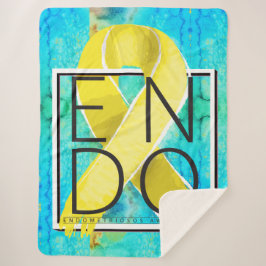 Endometriose bewustzijn Sherpa Deken