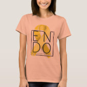 Endometriose Bewustzijn Slouchy Boyfriend T-shirt (Voorkant)