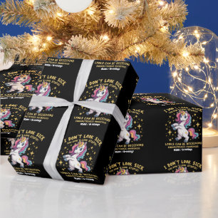 Endometriose Bewustzijn Sterke Eenhoorn Krijger Cadeaupapier