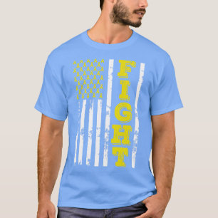 Endometriose Bewustzijn Vecht Amerikaanse Vlag 4e T-shirt