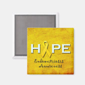 Endometriose bewustzijnsmagneten magneet (Voorkant / Achterkant)