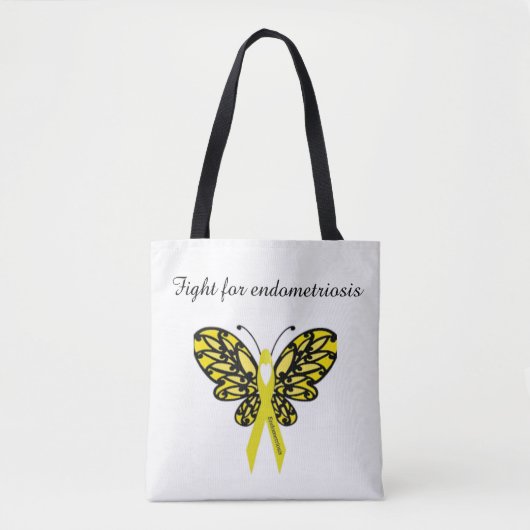 Endometriose Canvas tas (Voorkant)