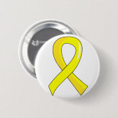 Endometriose Geel lint 3 Ronde Button 5,7 Cm (Voorkant /achterkant)