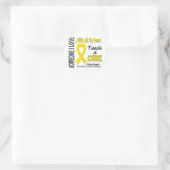 Endometriose heeft een kuur 3 nodig ronde sticker (Tas)