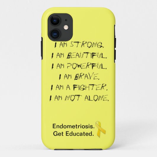 Endometriose: iPhone Hoesje (Achterkant)