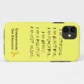 Endometriose: iPhone Hoesje (Achterkant (horizontaal))