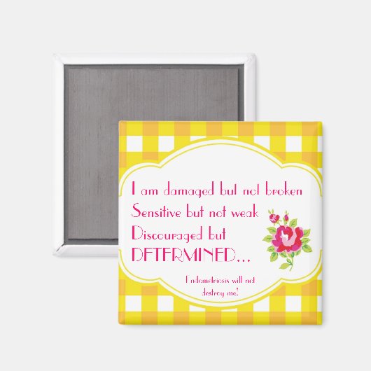 Endometriose magneet (Voorkant / Achterkant)