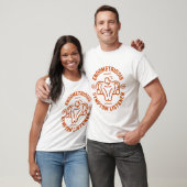 Endometriose symptoom luisteraar t-shirt (Unisex)