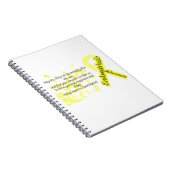 Endometriosis awareness Butterfly Quote Notitieboek (Rechterzijde)