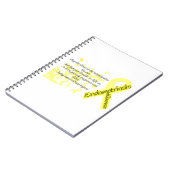 Endometriosis awareness Butterfly Quote Notitieboek (Linkerzijde)