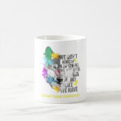 Endometriosis Awareness Ribbon Support Giften Koffiemok (Center)