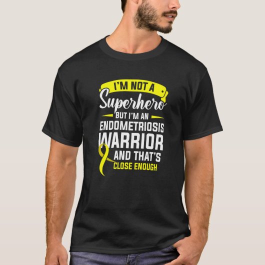 Endometriosis Endo Survivor Close Warrior T-shirt (Voorkant)