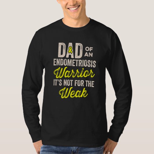 Endometriosis Endo Survivor Dad Warrior   T-shirt (Voorkant)