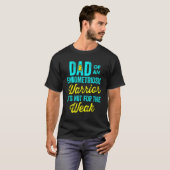 Endometriosis Endo Survivor Dad Warrior T-shirt (Voorkant volledig)