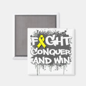 Endometriosis Fight Concover and Win Magneet (Voorkant / Achterkant)