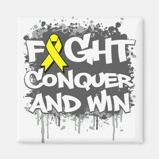 Endometriosis Fight Concover and Win Magneet (Voorkant)