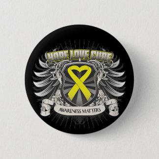 Endometriosis Hope Love Cure Ronde Button 5,7 Cm