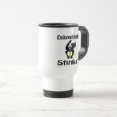 Endometriosis Stinks Skunk Awareness Design Reisbeker (Voorkant rechts)
