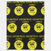 Endometriosis Sucks Fleece Deken (Voorkant)
