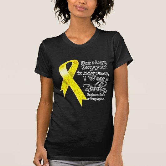Endometriosis Support Hope Awareness T-shirt (Voorkant)