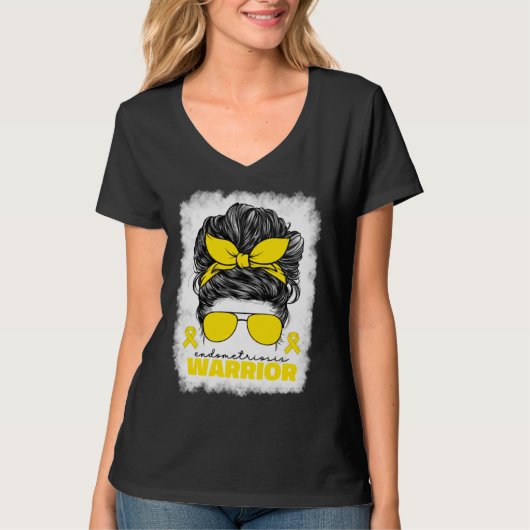 Endometriosis Warrior For Women Mom Endometriosis  T-shirt (Voorkant)