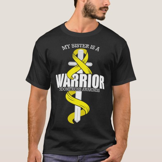 Endometriosis Warrior Sister Endometriosis Awarene T-shirt (Voorkant)