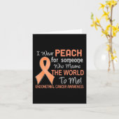 Endometriumkanker voor iemand die de wereld wil kaart (Gele Bloem)