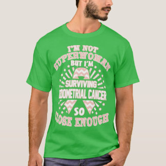 Endometriumkankerbewustzijn bij supervrouw, maar t-shirt
