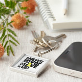 Endometroisis geeft nooit op sleutelhanger (Zijkant)