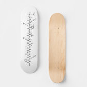 endorfine-chemische formule symbool wetenschap persoonlijk skateboard (Voorkant)