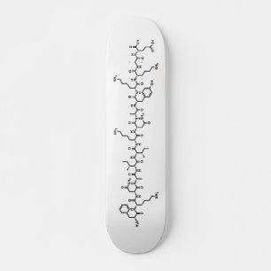 endorfine-chemische formule symbool wetenschap persoonlijk skateboard