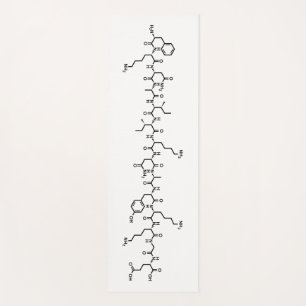 endorfine-chemische formule symbool wetenschap yogamat