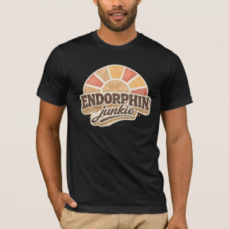 Endorfine Junkie - Retro 70s Zonneuitbarsting Boho T-shirt