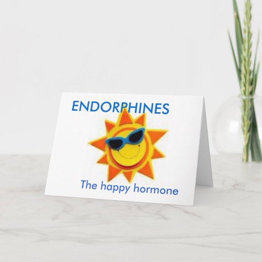 ENDORPHINES, het gelukkige hormoon Kaart (Voorkant)