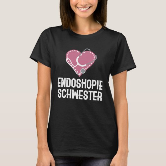 Endos Schwester Nurse Care Proud Profession T-shirt (Voorkant)