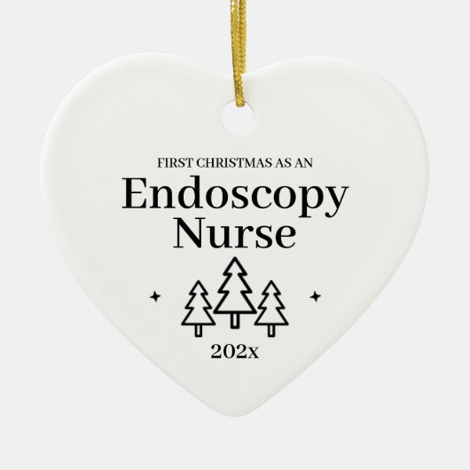 Endoscopie Eerste Kerstmis Ornament (Voorkant)